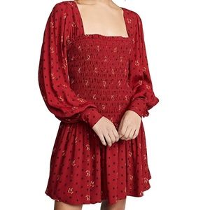 Free People Two Faces Mini Dress
